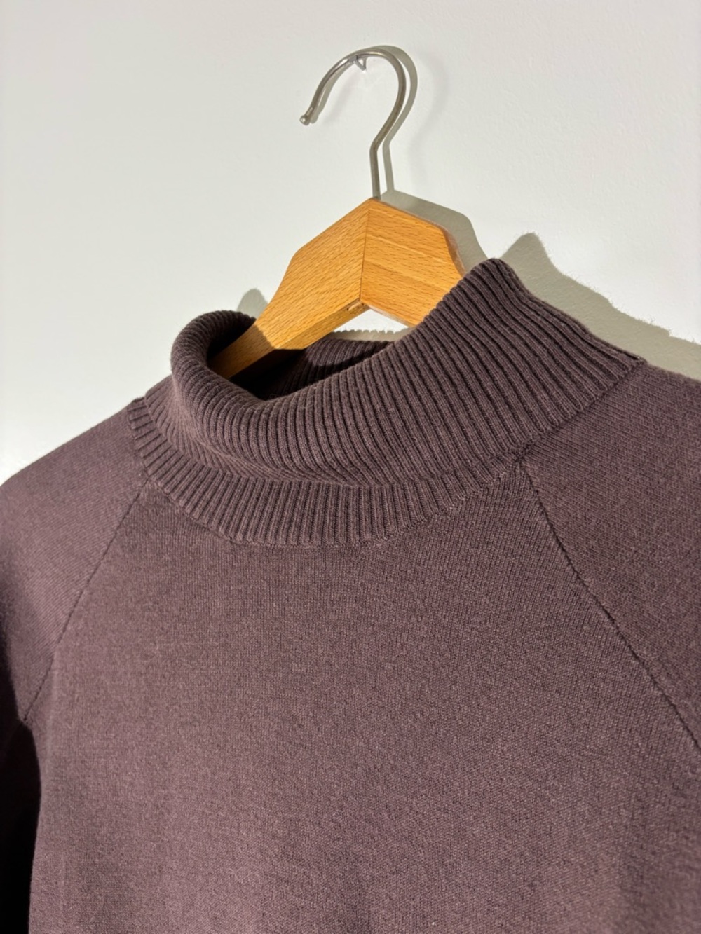 Athleta Mock Neck Long Sleeve Sweater in Brown Size XL - Picture 4 of 7
